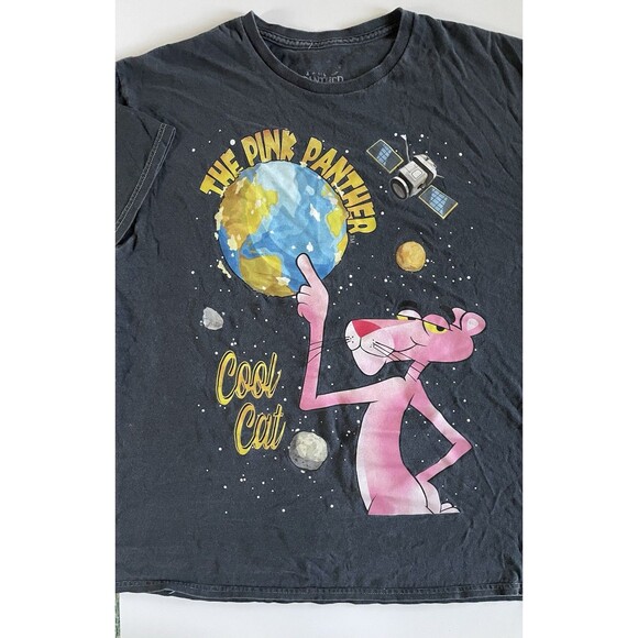 Medium Pink Panther “Cool Cat” Satellite T-Shirt - Picture 1 of 5